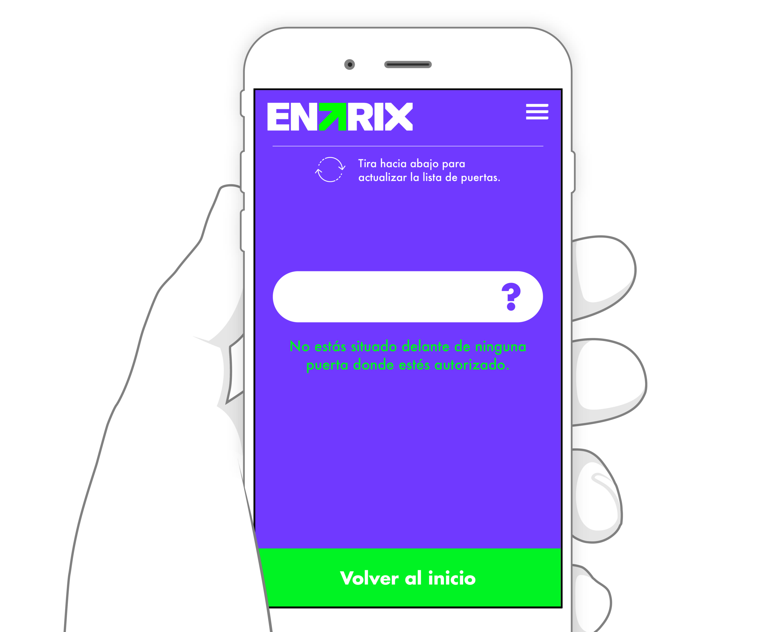 Botón blanco ENTRIX App
